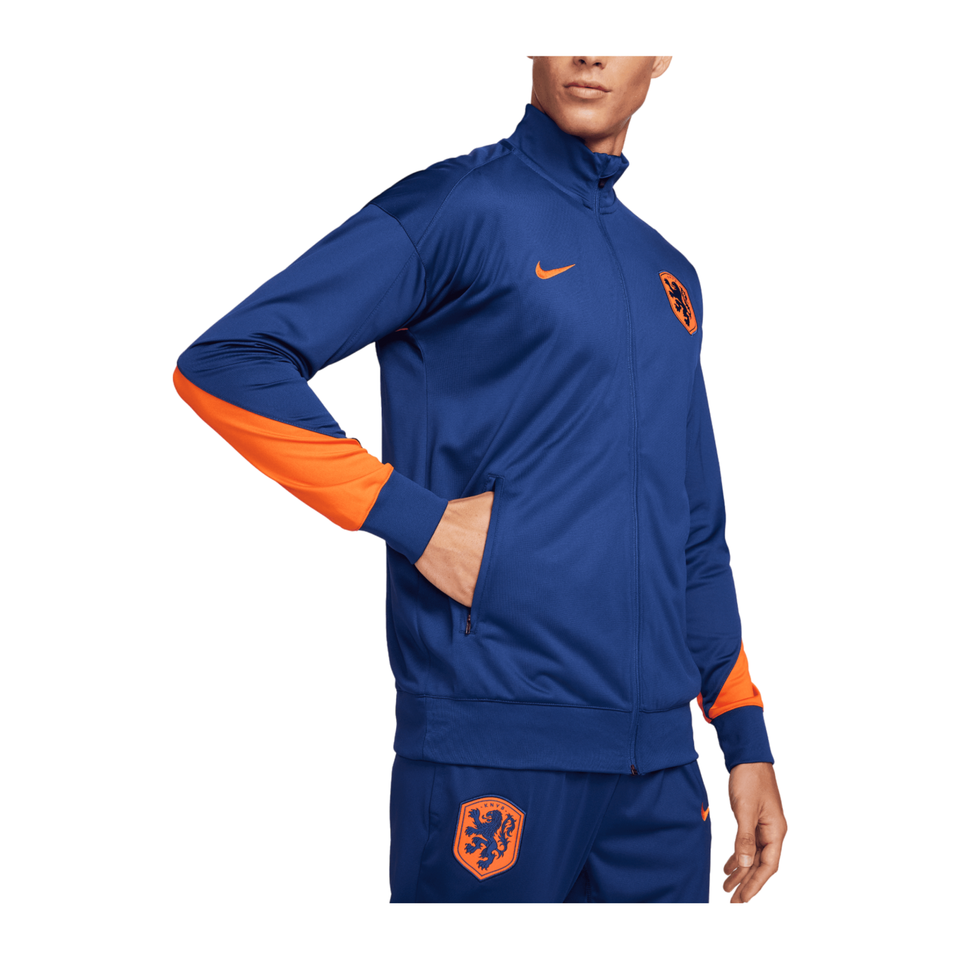 Nike Niederlande Trainingsanzug EM 2024 Blau F455