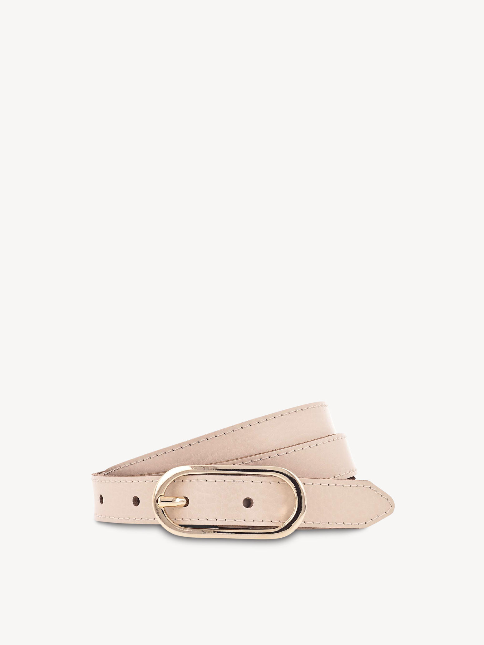 Ceinture en cuir - beige