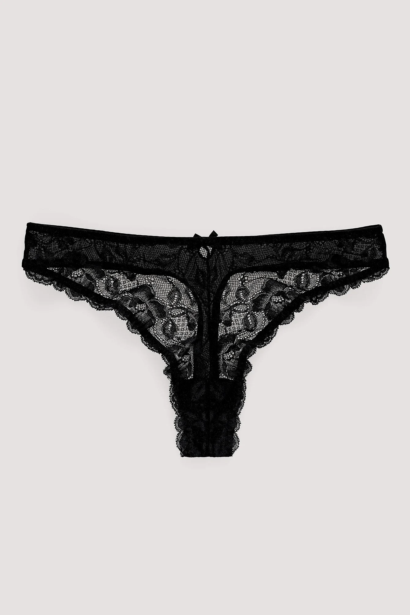 Blumenstickerei Spitzen-Tanga
