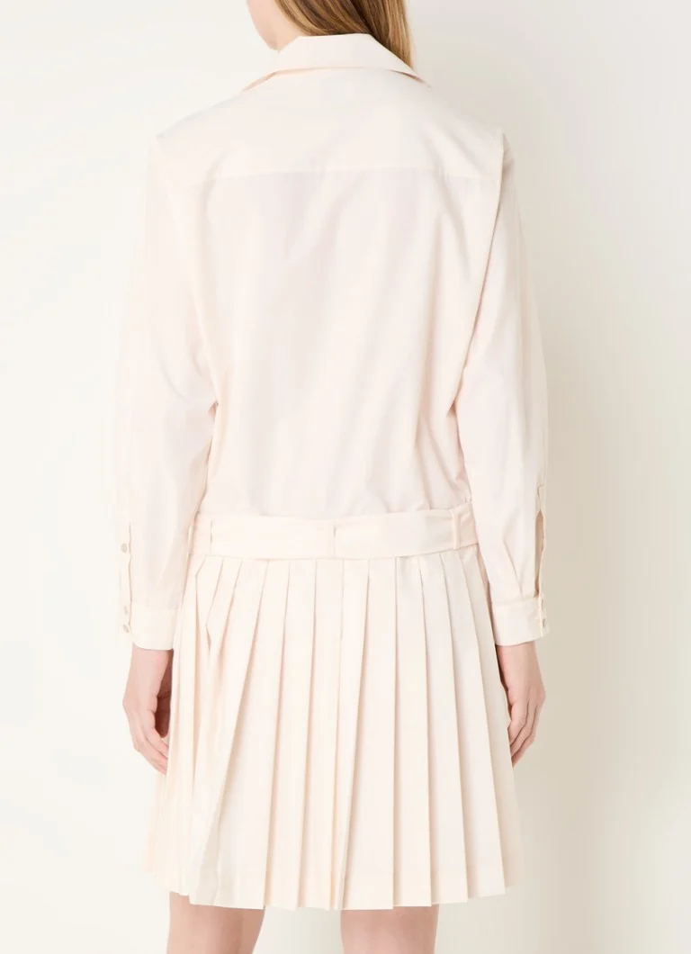 Mini abito chemisier di Claudie Pierlot con cintura da annodare