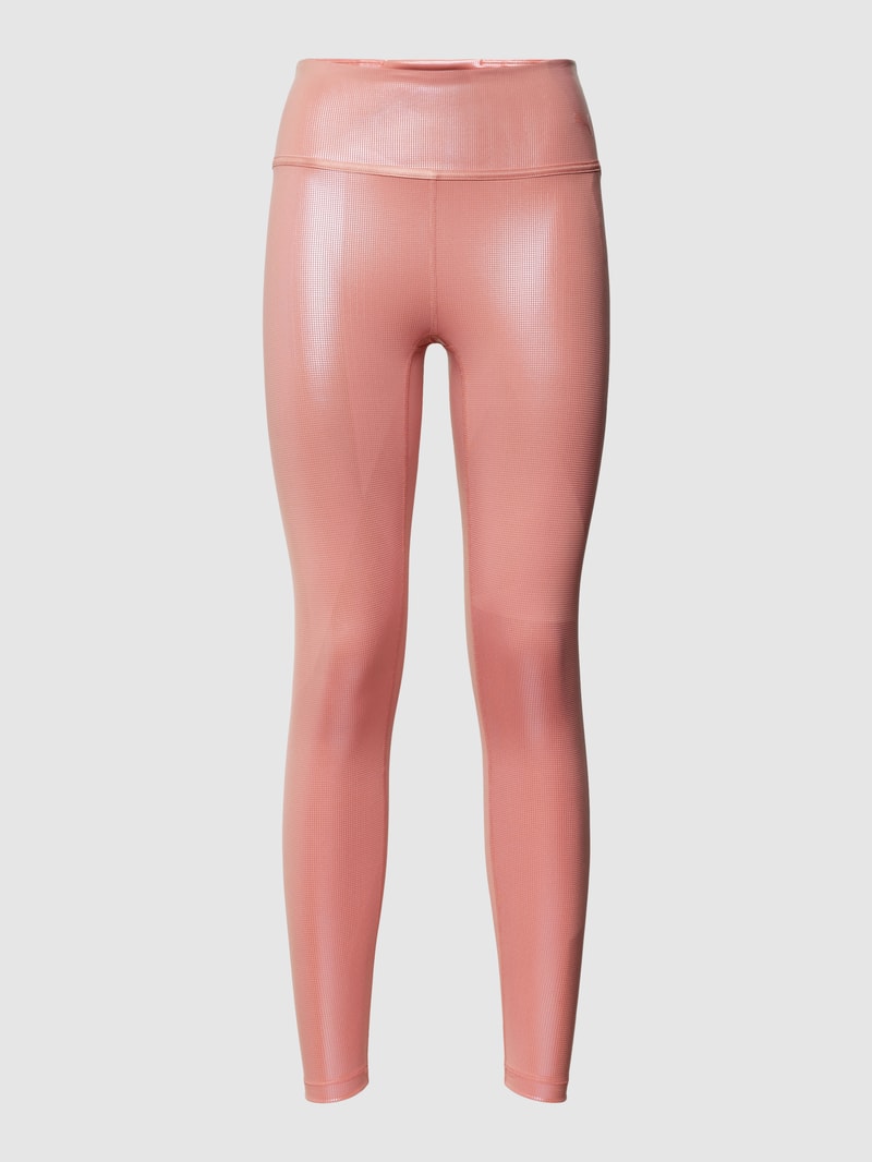 Leggings in schimmernder Optik in rosa
