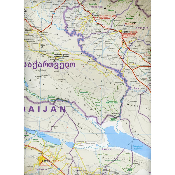 Reise Know-How Landkarte Aserbaidschan 1 : 400.000 - Straßenkarte