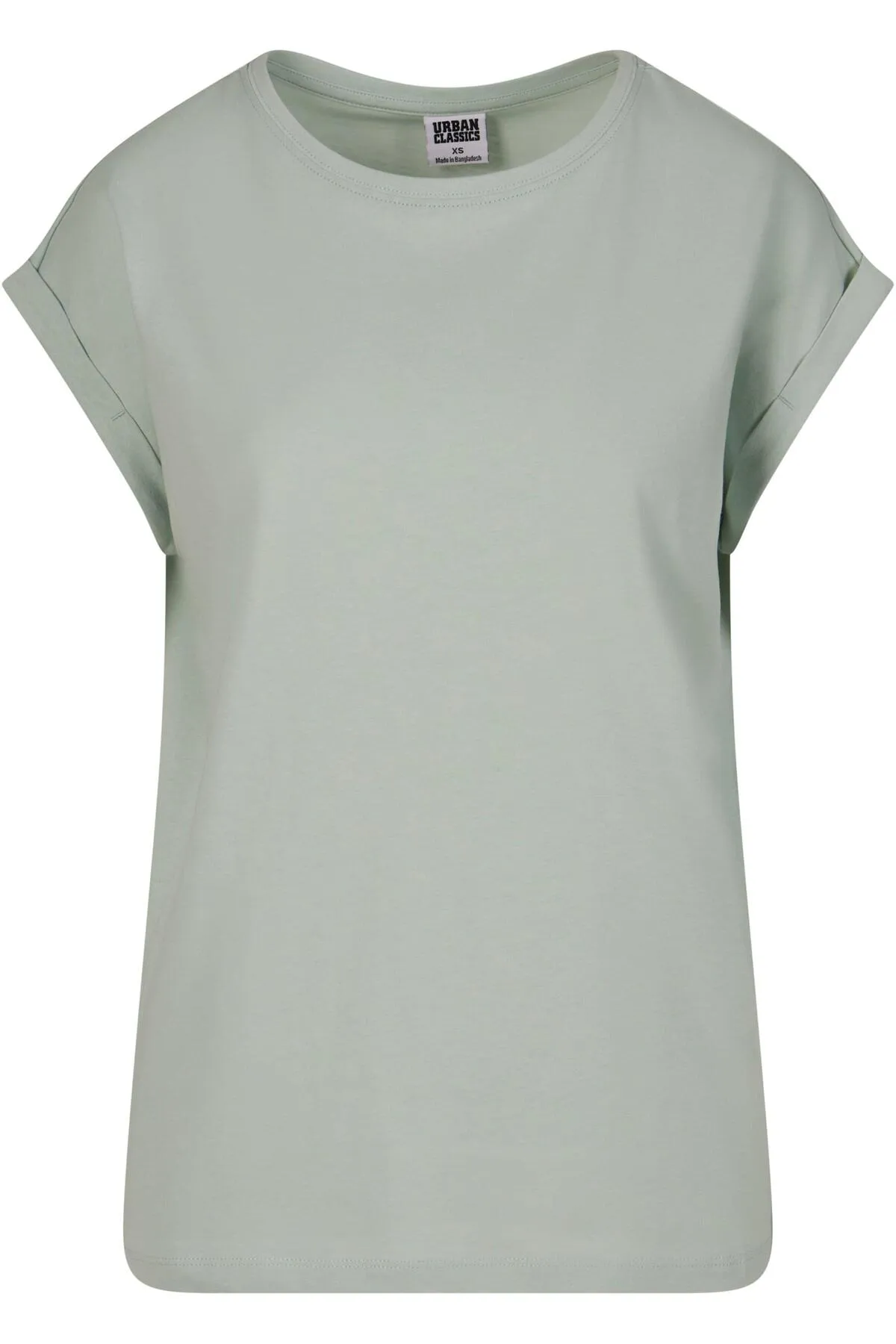Urban Classics  Damen T-Shirt mit verlängerter Schulterpartie für Damen