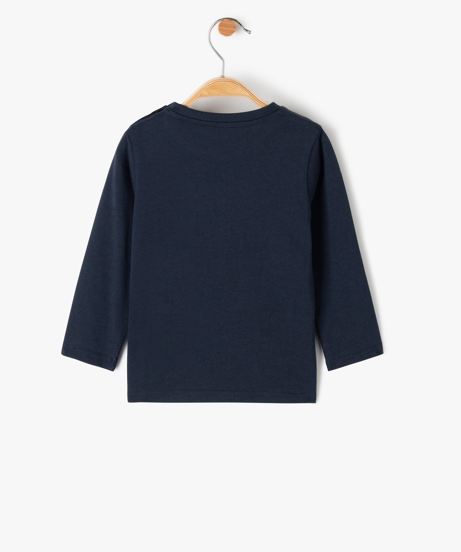 Tee-shirt bébé à manches longues avec motifs de Nol vert | GEMO