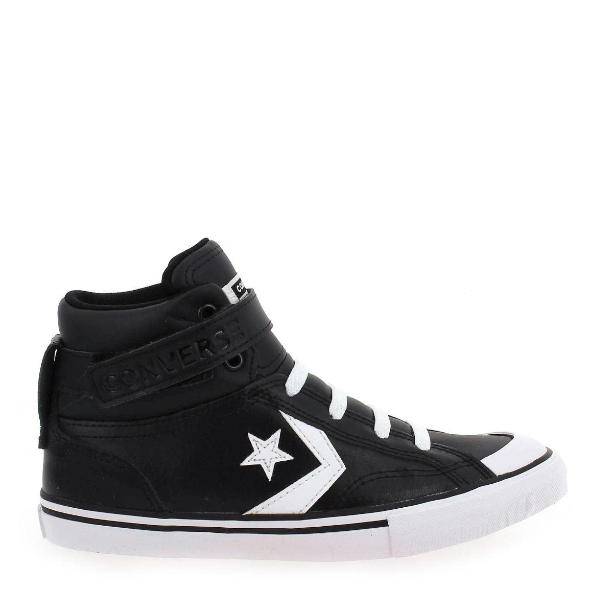 Converse  PRO BLAZE STRAP LEATHER H22 - noir blanc