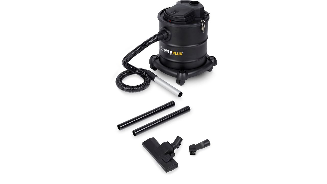 Powerplus Aschesauger mit Staubsauger-Zubehör POWX308