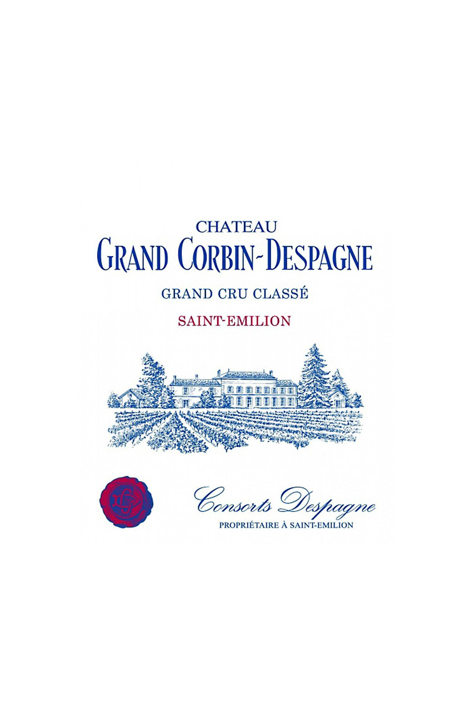 Château Grand Corbin Despagne 1988, Saint Emilion