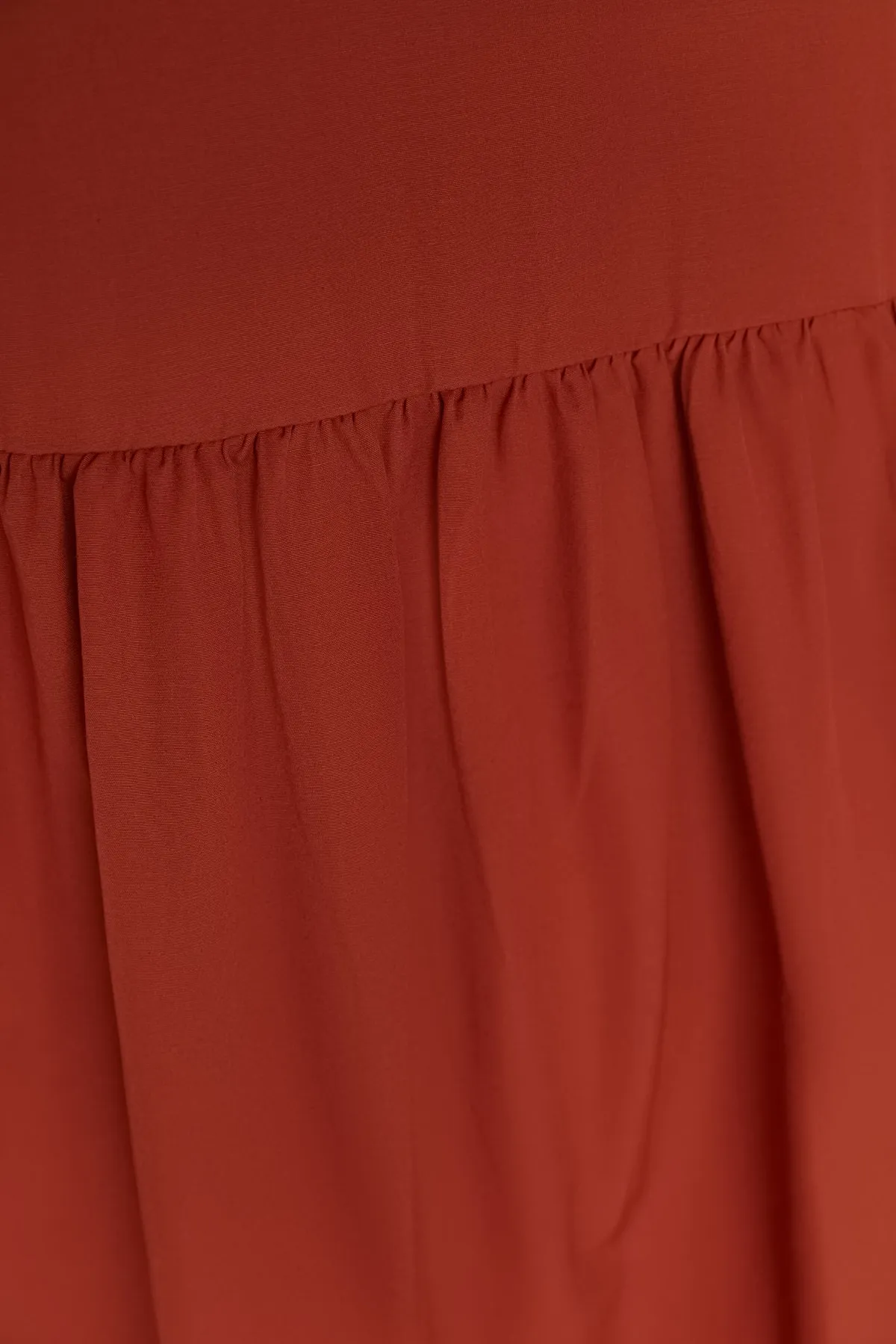 Trendyol Modest  Gewebtes Kleid aus Baumwolle mit weitem Schnitt und Fliesenmuster TCTSS21EL3406
