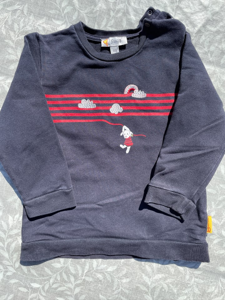Steiff Sweatshirt in Schwarz günstig kaufen 80