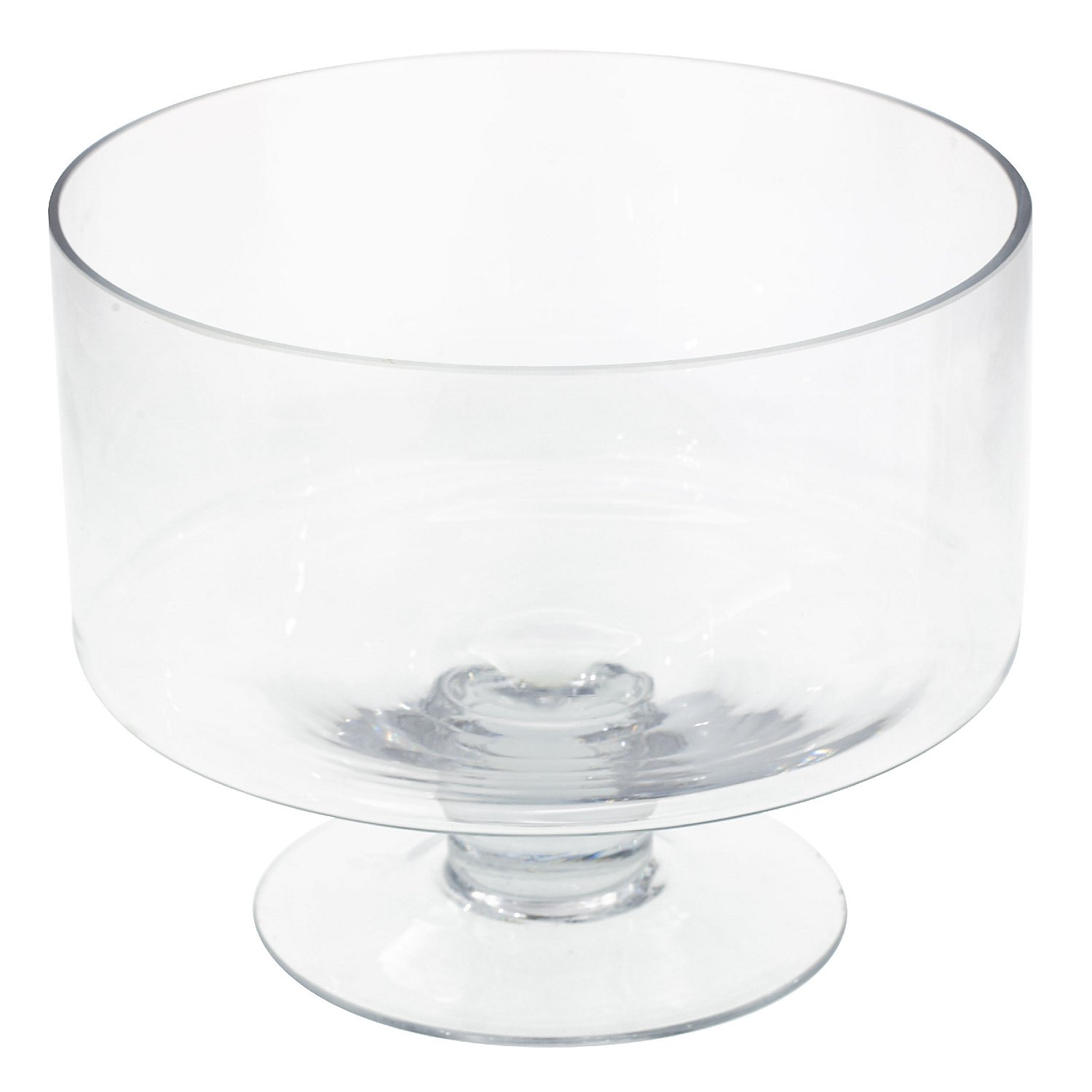Glasschale mit Fuß, 20 cm, 25 cm Ø