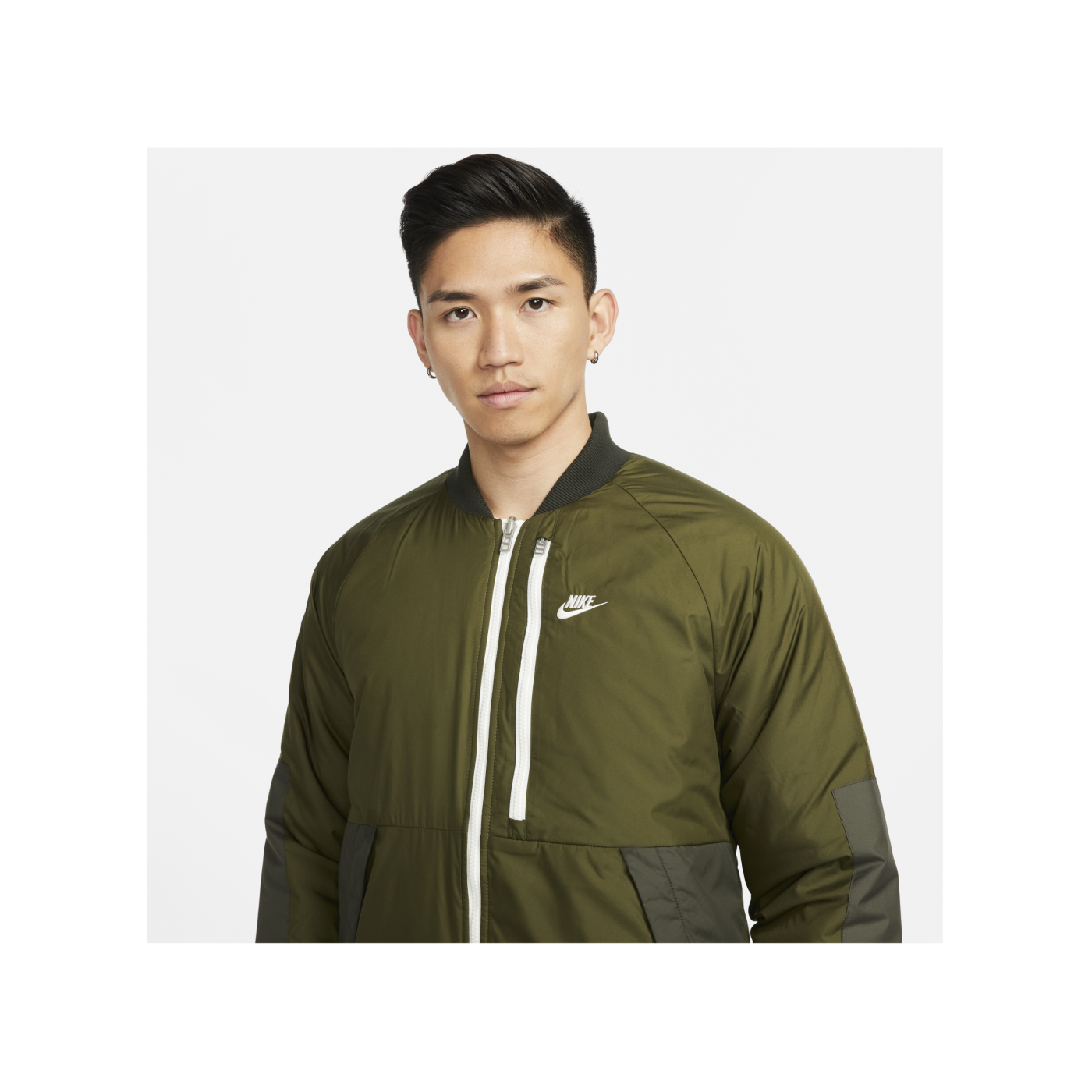 Nike Therma-FIT Legacy Bomber Jacke Grün F326