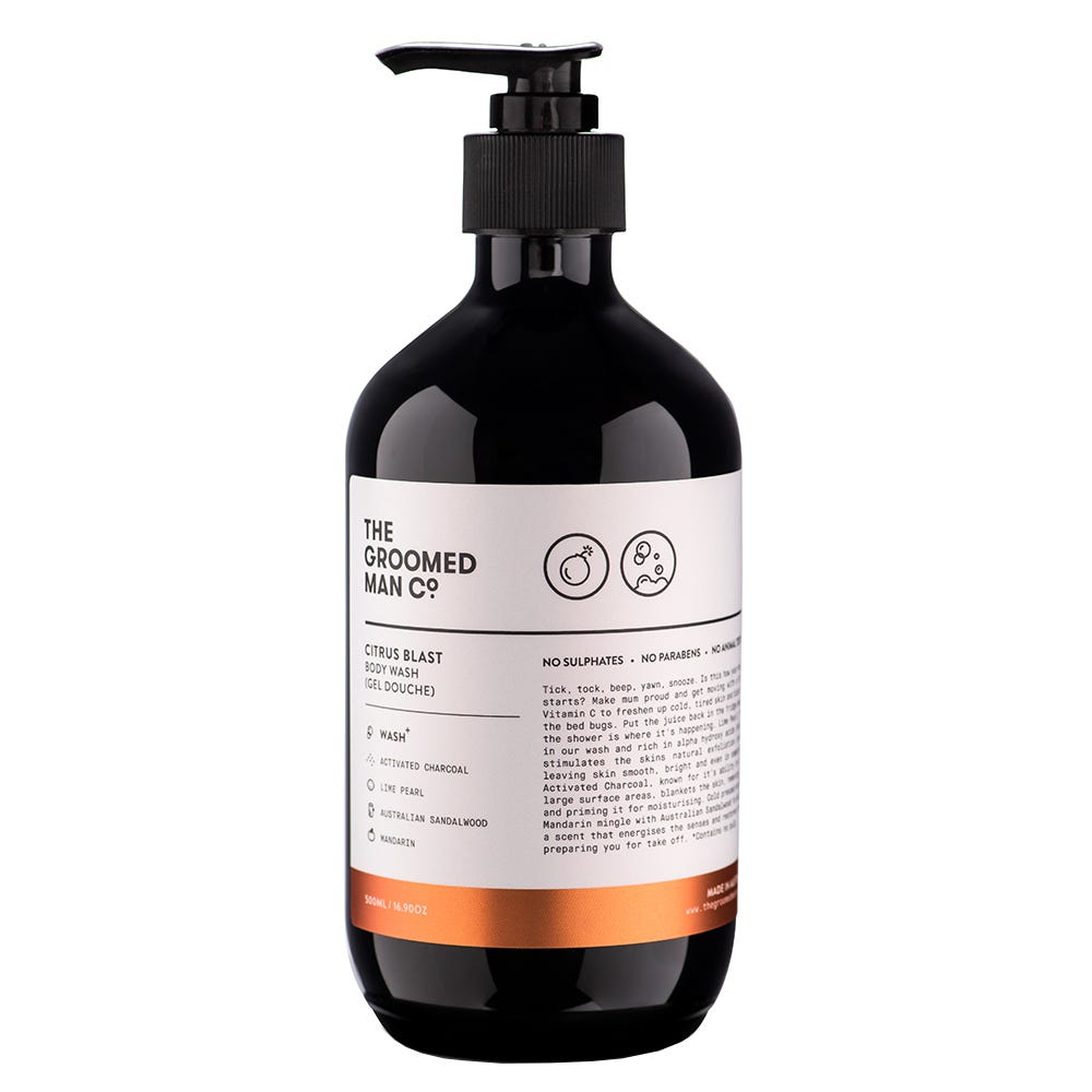 The Groomed Man Citrus Blast Body Wash 500 ml