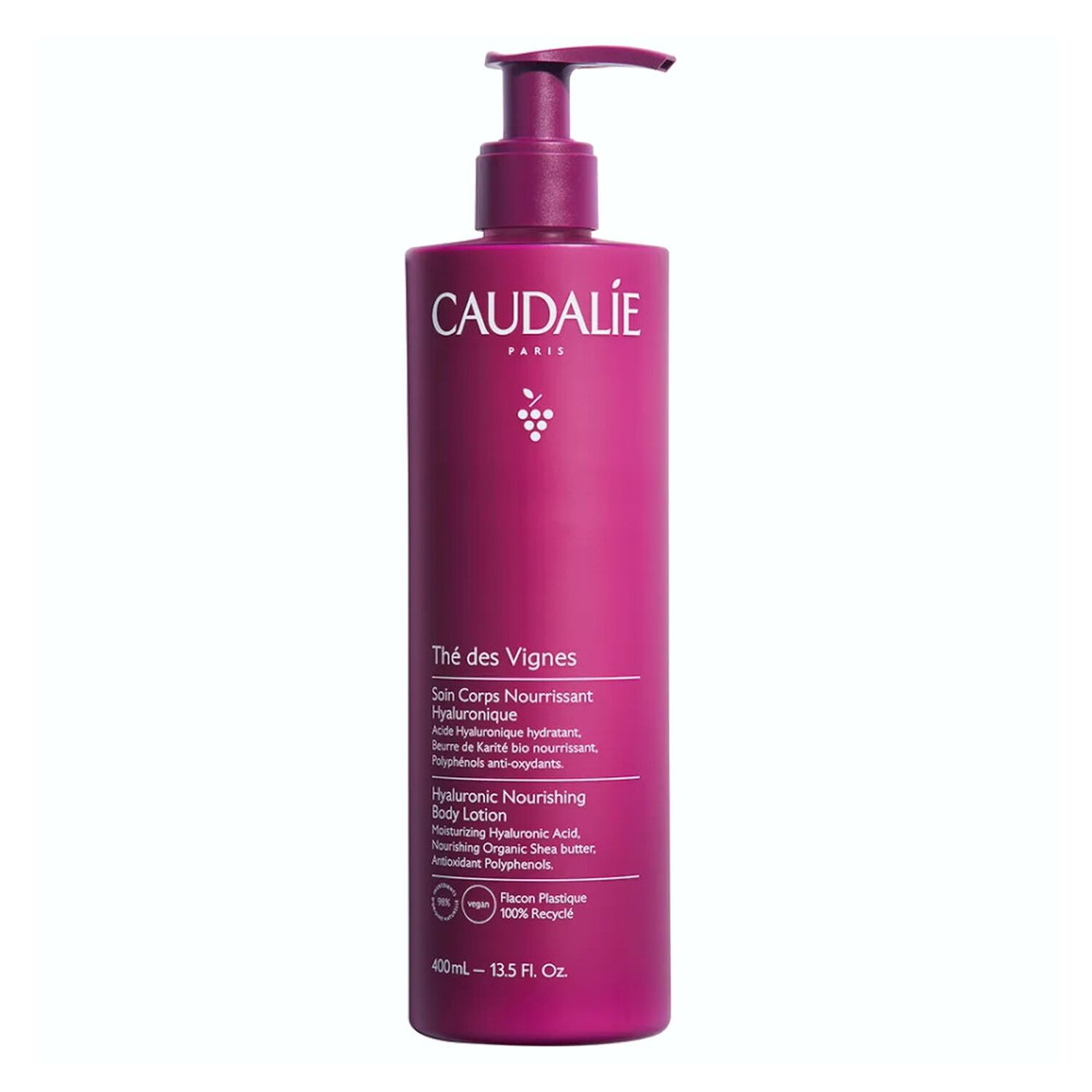 Caudalie Thé des Vignes Soin Corps Nourrissant Hyaluronique 400 ml
