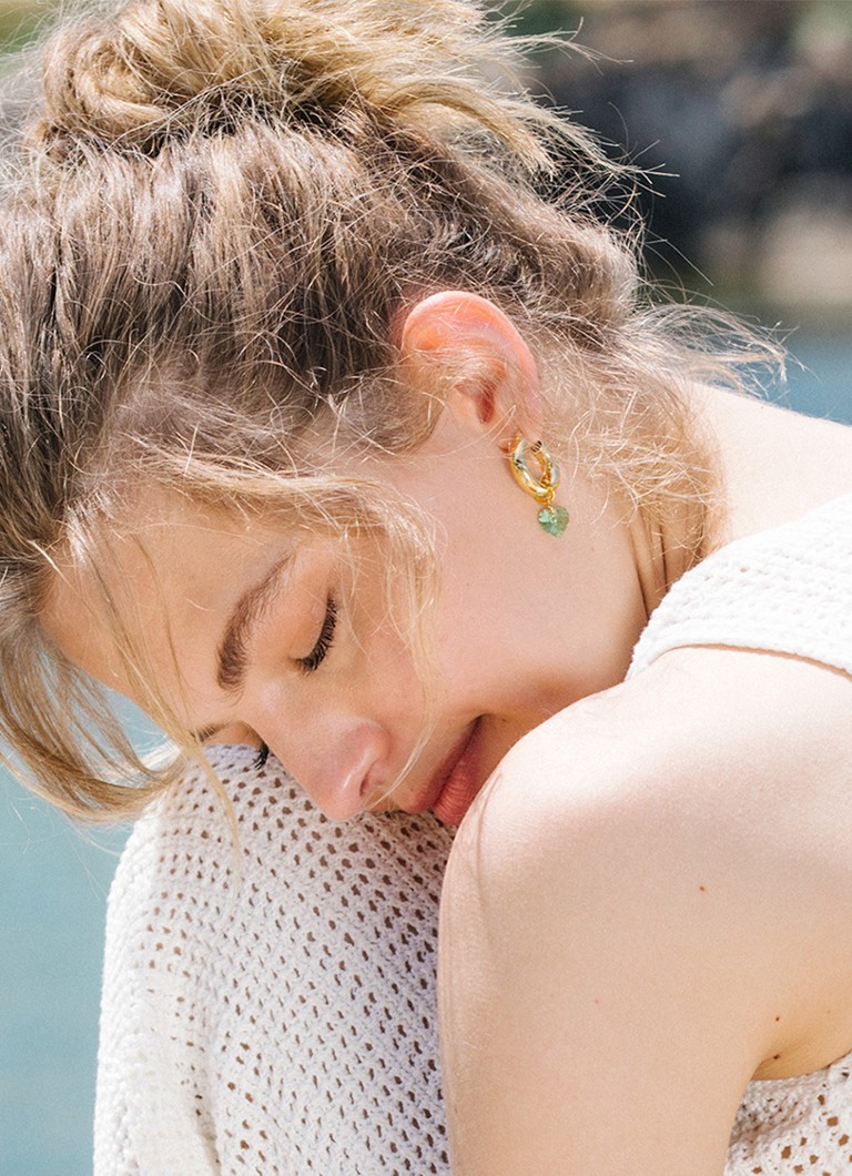 ANNELE Lonely Hearts Club No. 3 gold-plated earrings