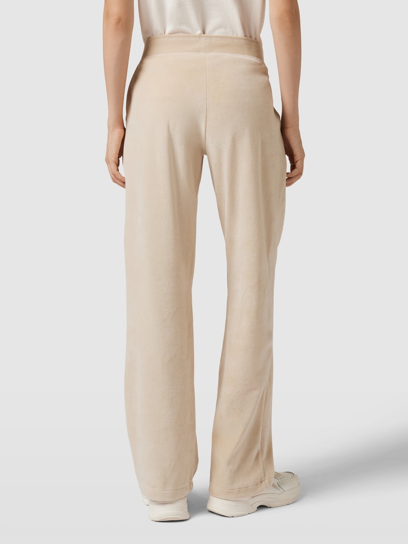 Flared Cut Hose mit elastischem Bund in sand