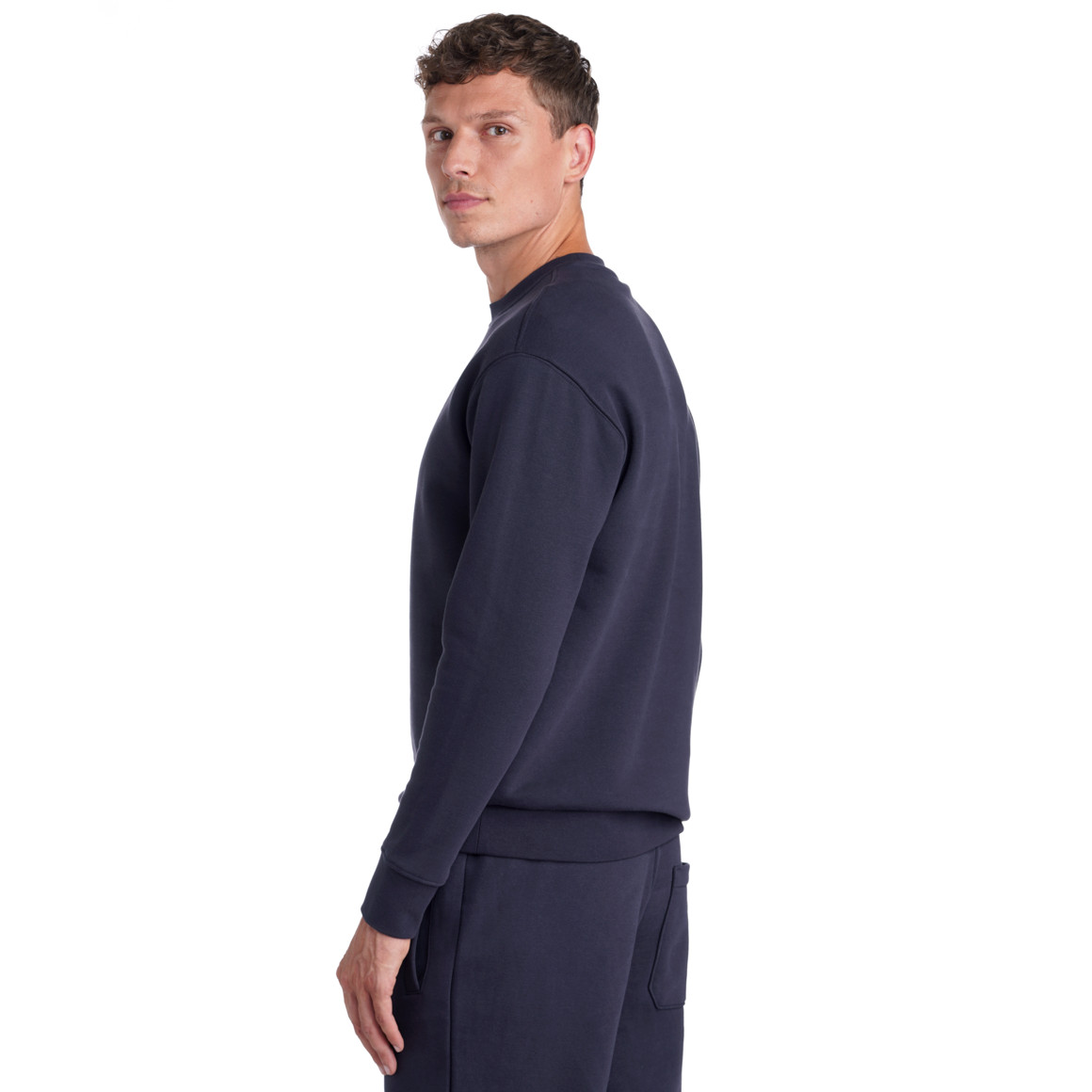 Herren Sweatshirt mit Rundhalsausschnitt