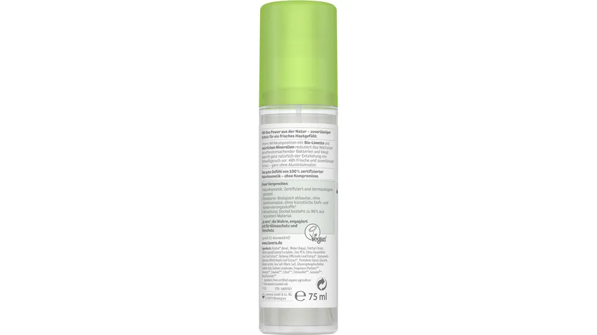 lavera NATURAL & REFRESH Deo Spray 75 ml