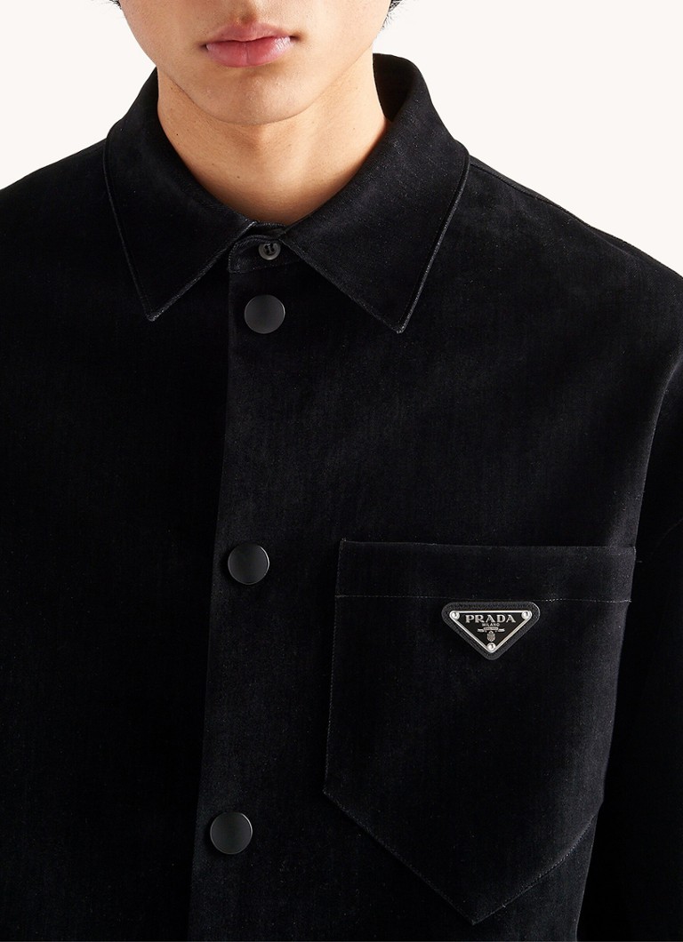 Prada traper košulja s kopčama