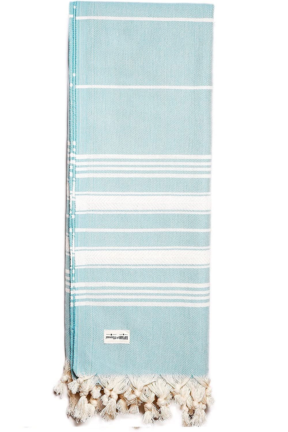 BOHORIA Strandtuch Captain&Mermaid® Strandtuch aus 100% Baumwolle, Sauna, Hamam