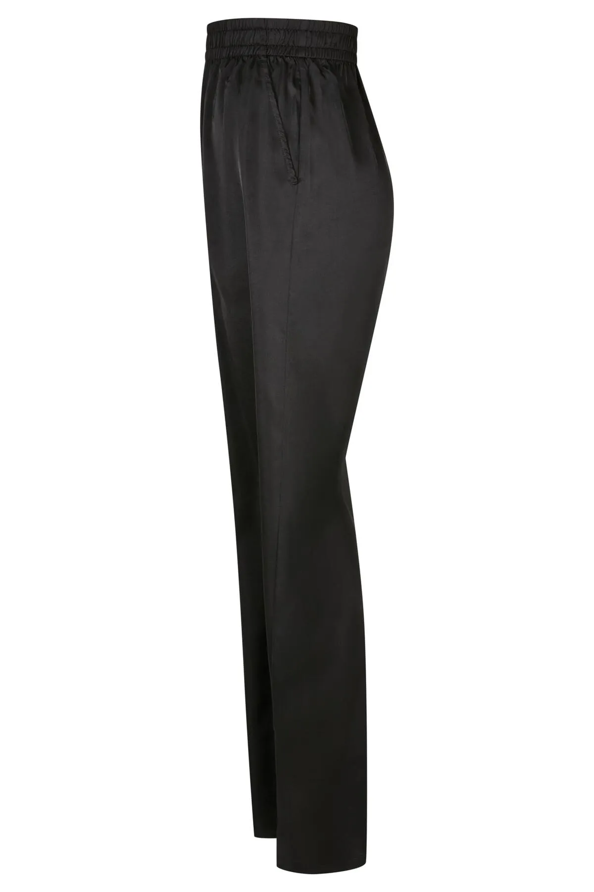 Urban Classics  Damen-Hose aus Satin mit weitem Bein