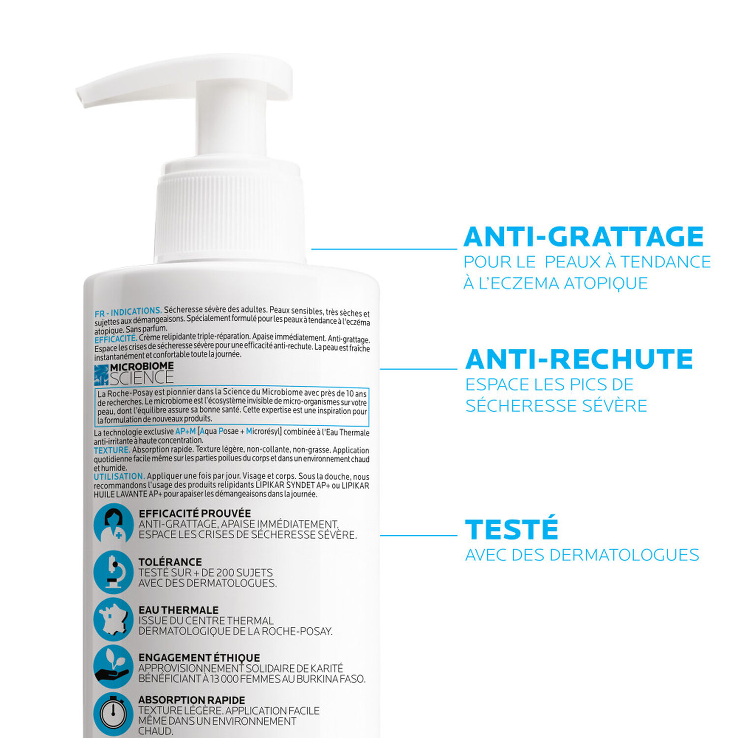 la roche-posay Lipikar Crème Ap+M Crème Relipidante 400 ml