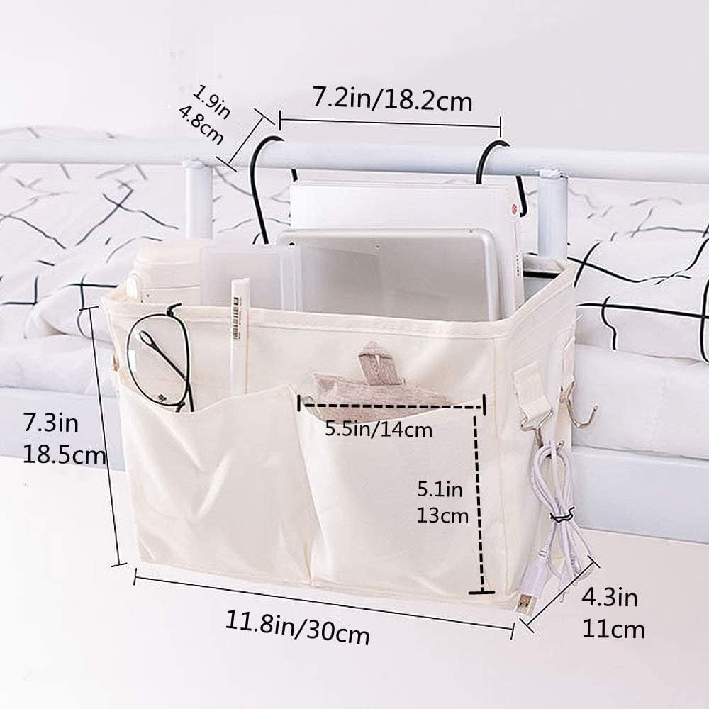 Sarfly Betttasche Nachttisch-Aufbewahrungstasche,Nachttisch-Organizer (1-tlg., Körbe,Schlafsaal-Bett-Organizer), für Bettgitter,Stuhl, Etagenbetten