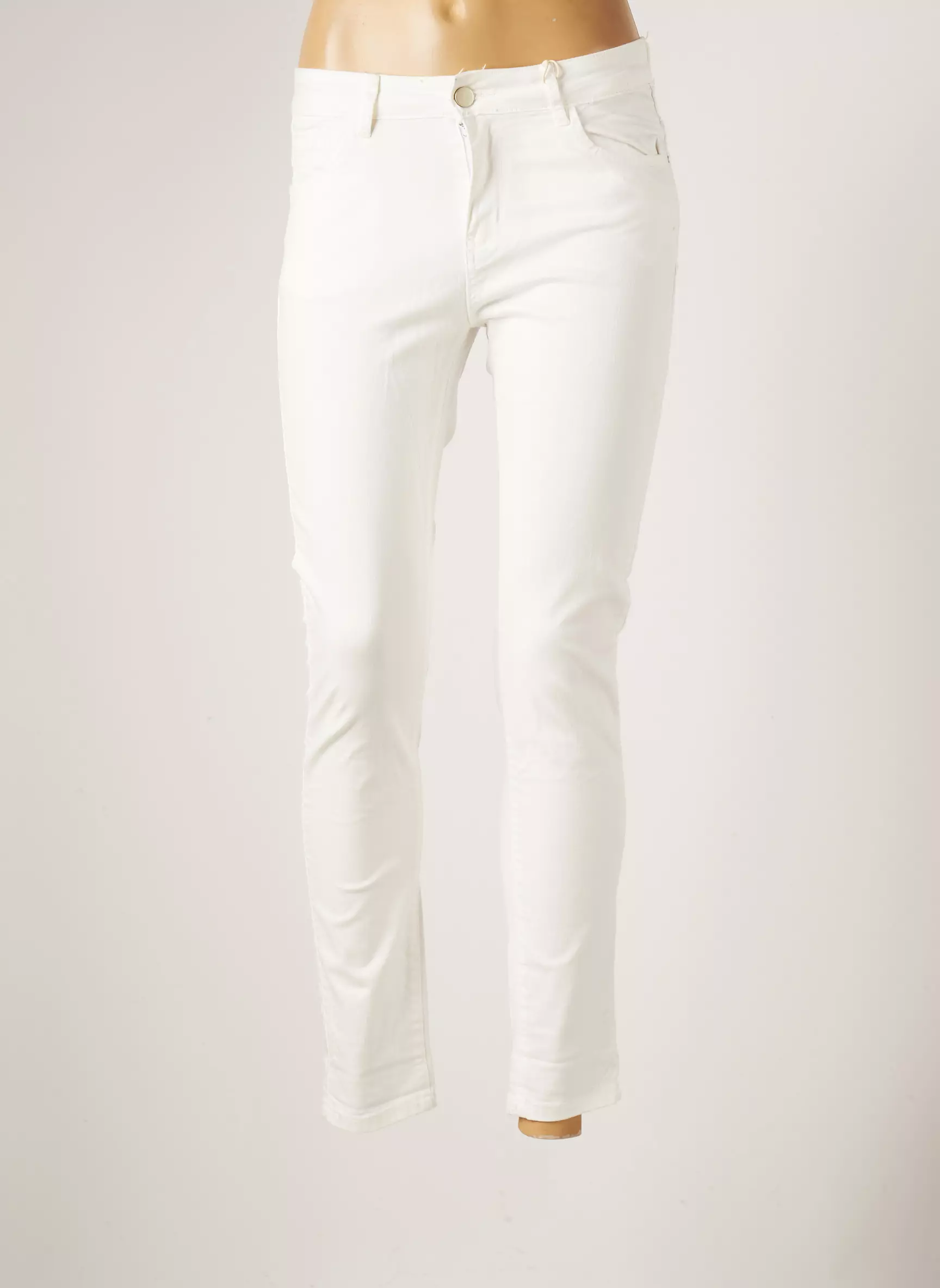 Onado Pantalons Slim Femme couleur blanc