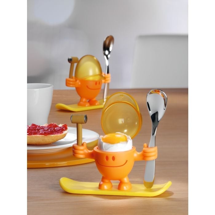 Eierbecher McEgg mit LÖffel, Orange