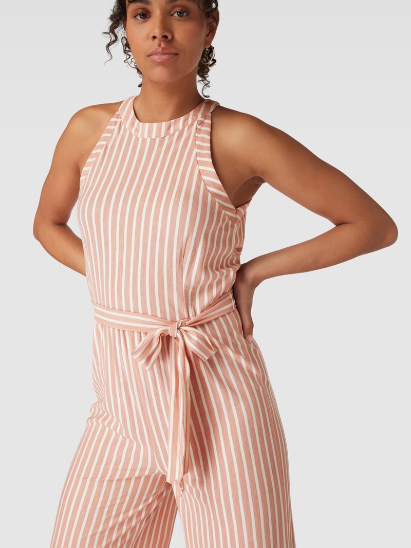 Jumpsuit mit floralem Muster Modell 'SHARON' in rosa