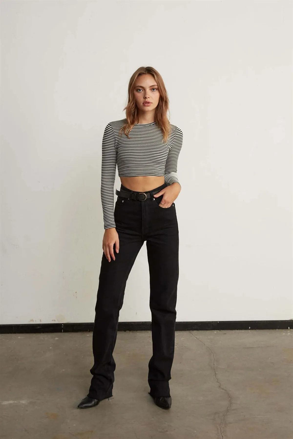 VATKALI  Desert Straight Fit Jeans Schwarz