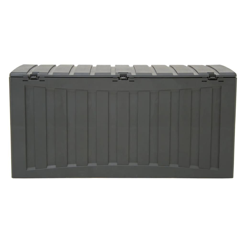 vidaXL Aufbewahrungsbox Truhe Schwarz 118x53x57 cm Polypropylen