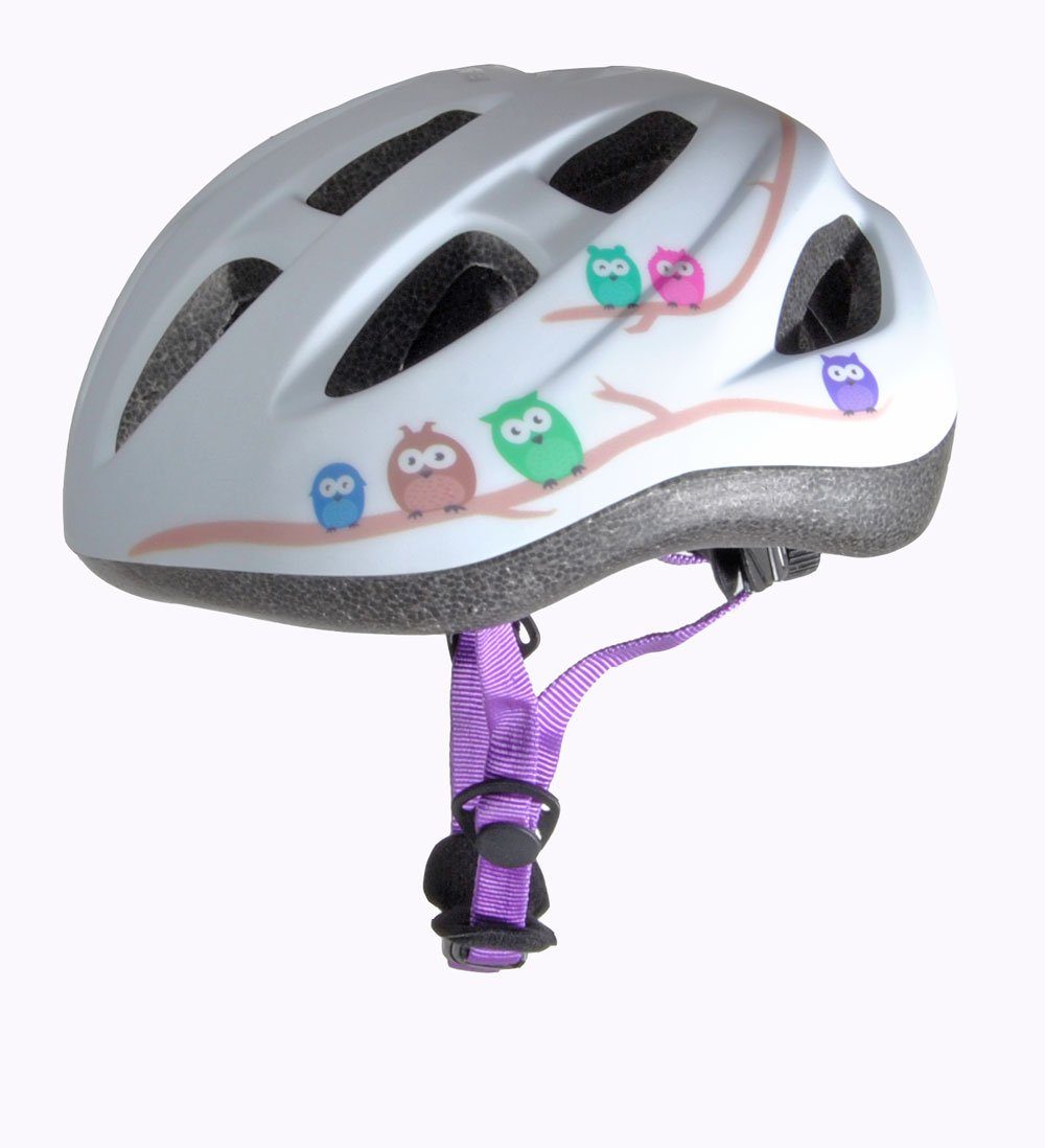 FISCHER Fahrrad Kinderfahrradhelm Fischer Kinderfahrradhelm EULE COLOURS Fahrradhelm Helm LED
