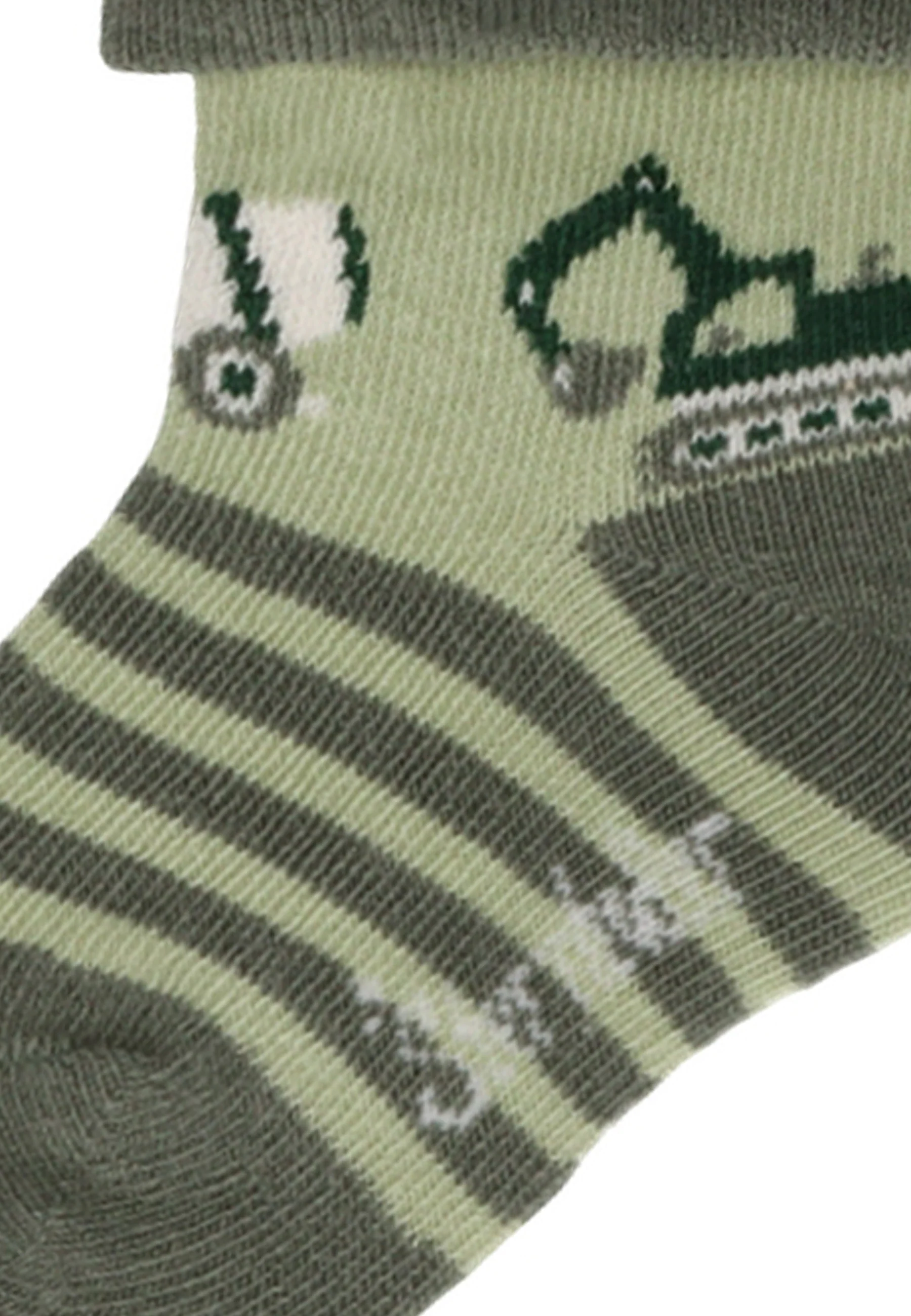 Socken im 3er Pack mit Motiv Bagger in versch. Farben