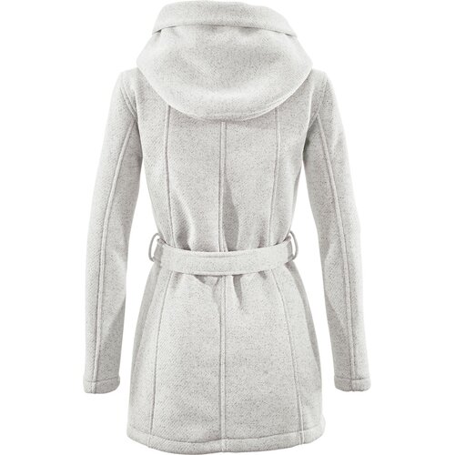 DAMEN MANTEL FRYDARA - CASUAL KNIT PARKA MIT KAPUZE UND GÜRTEL, GEBONDED MIT
