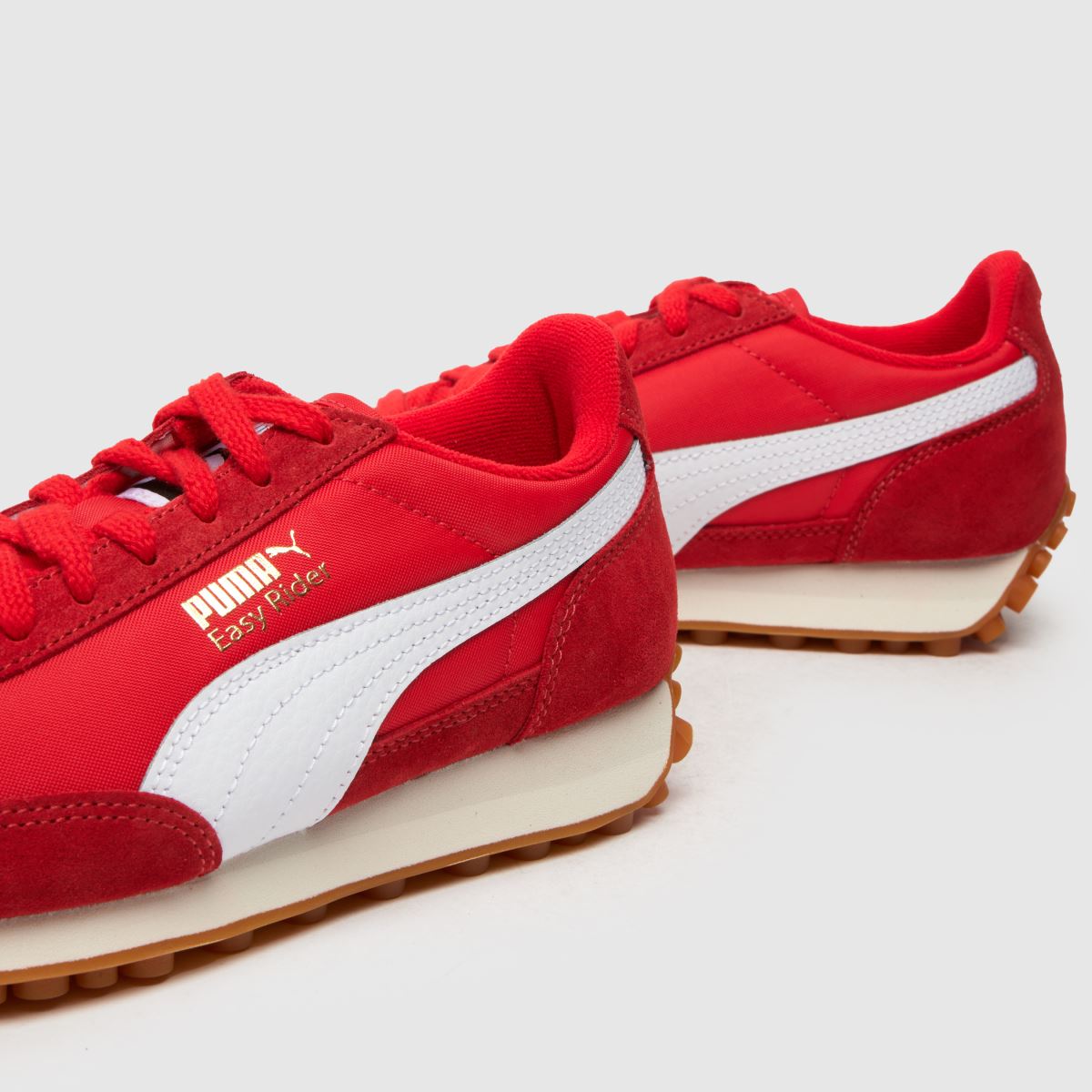 PUMA piros easy rider vintage fiú ifjúsági cipő