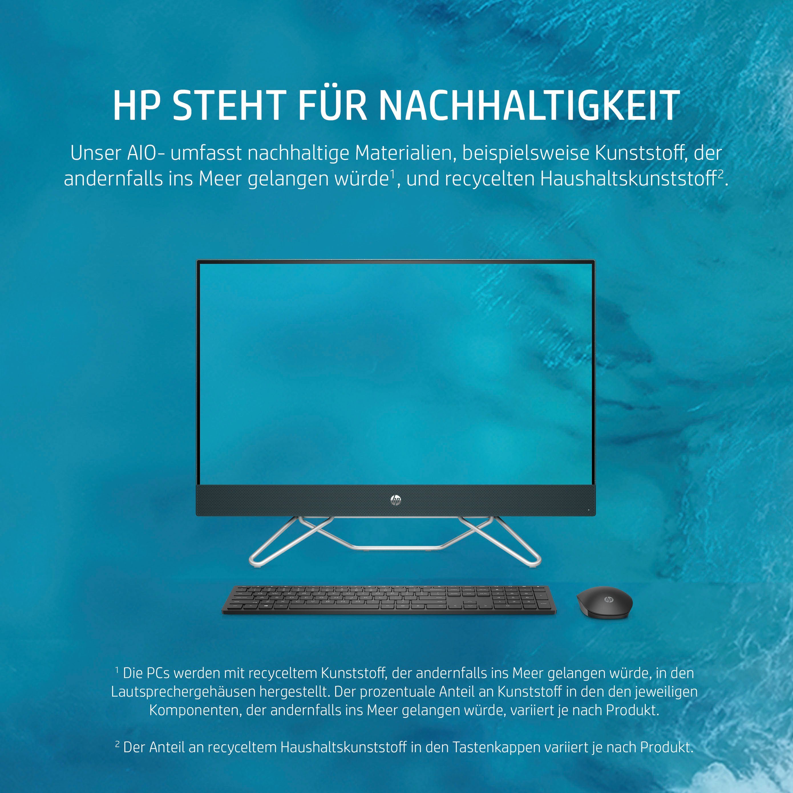 HP 27-cb0203ng All-in-One PC (27 Zoll, AMD Ryzen 7 5700U, Radeon™ Graphics, 16 GB RAM, 1000 GB SSD)