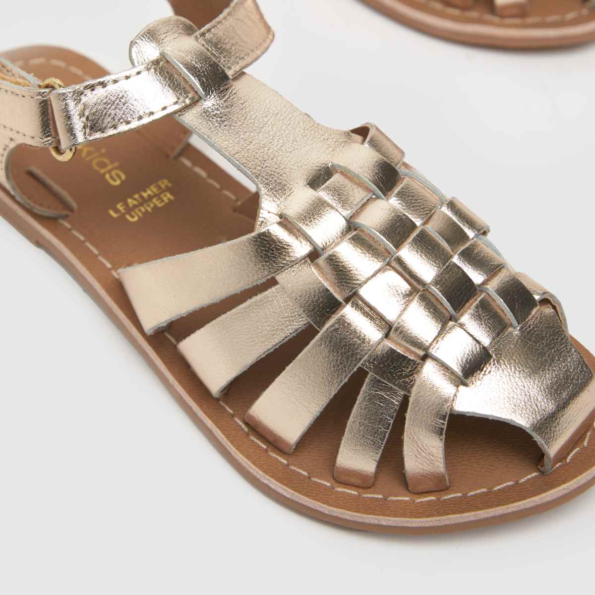 Schuh Gold Trance Slotted Fisherman Lány Junior Szandál