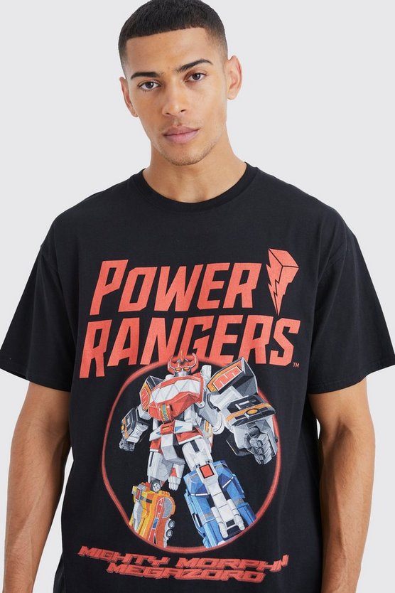 Oversize T-Shirt mit lizenziertem Power Rangers Print