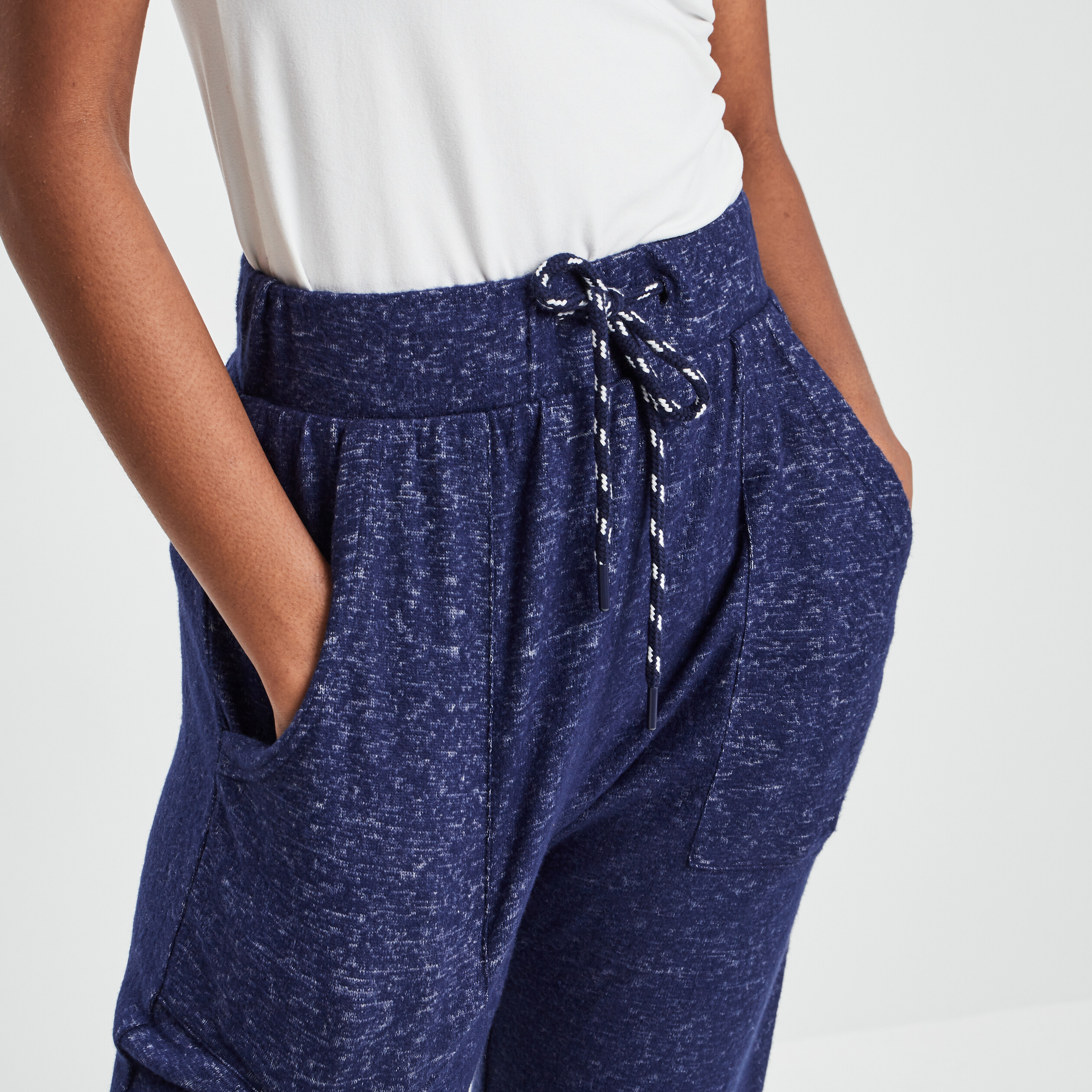 Bas de pyjama bleu femme | La Halle