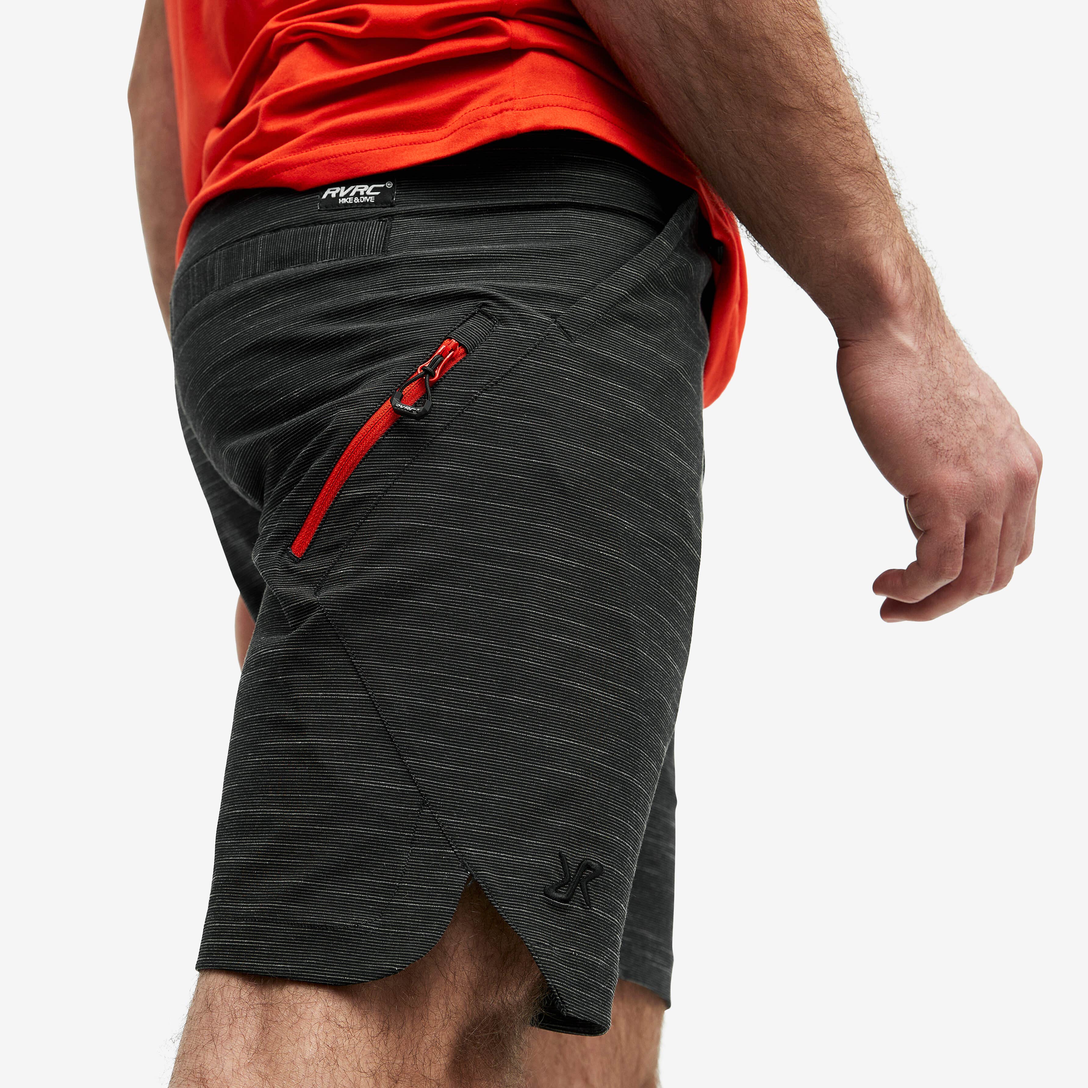 Hike & Dive Shorts Homme Charcoal Black/Lava