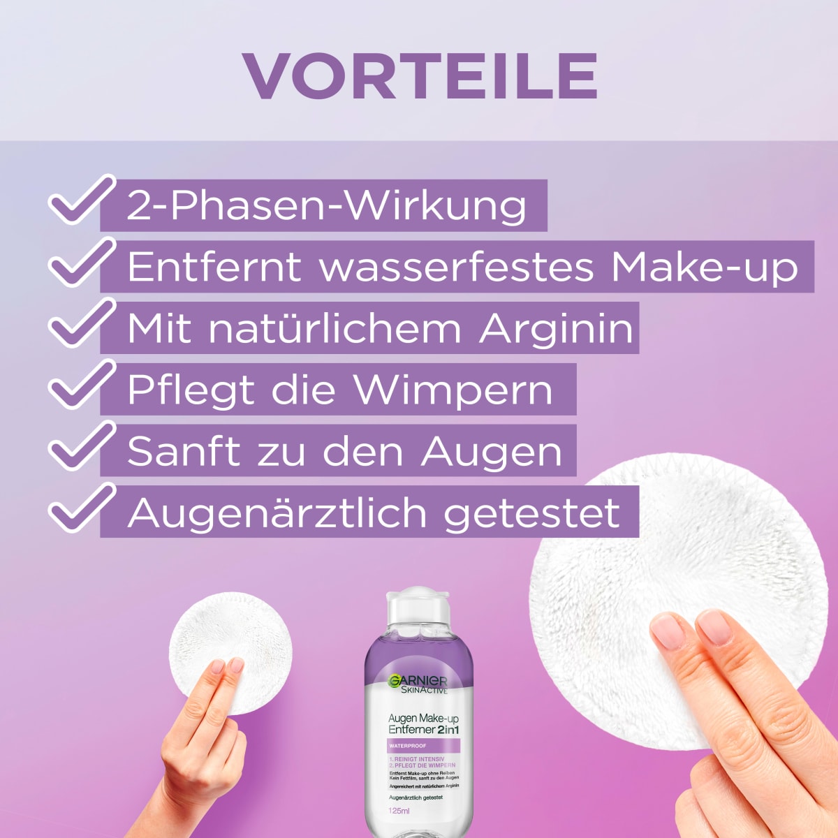 Augen Make-up Entferner 2in1, 125 ml