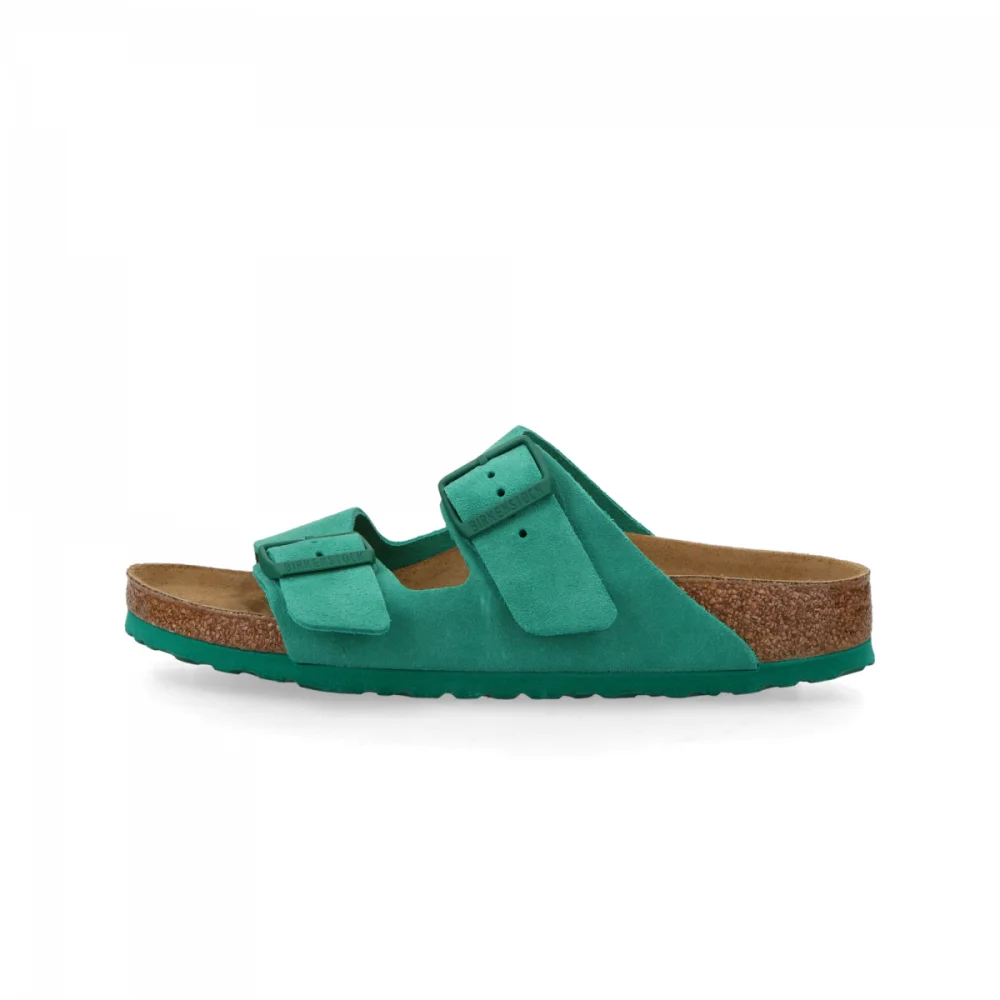 Birkenstock Arizona Suede Leather W 1026201 / grün