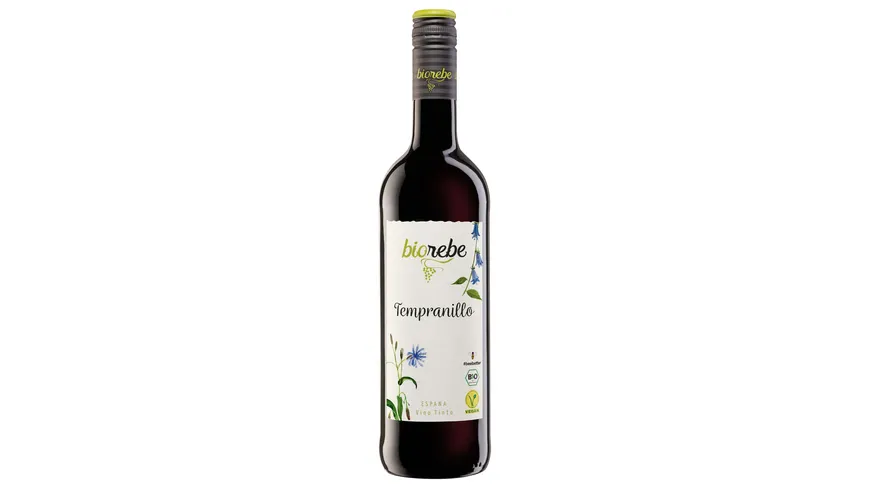 BioRebe Tempranillo Spanien IGP, trocken Bio Vegan 0.75 l