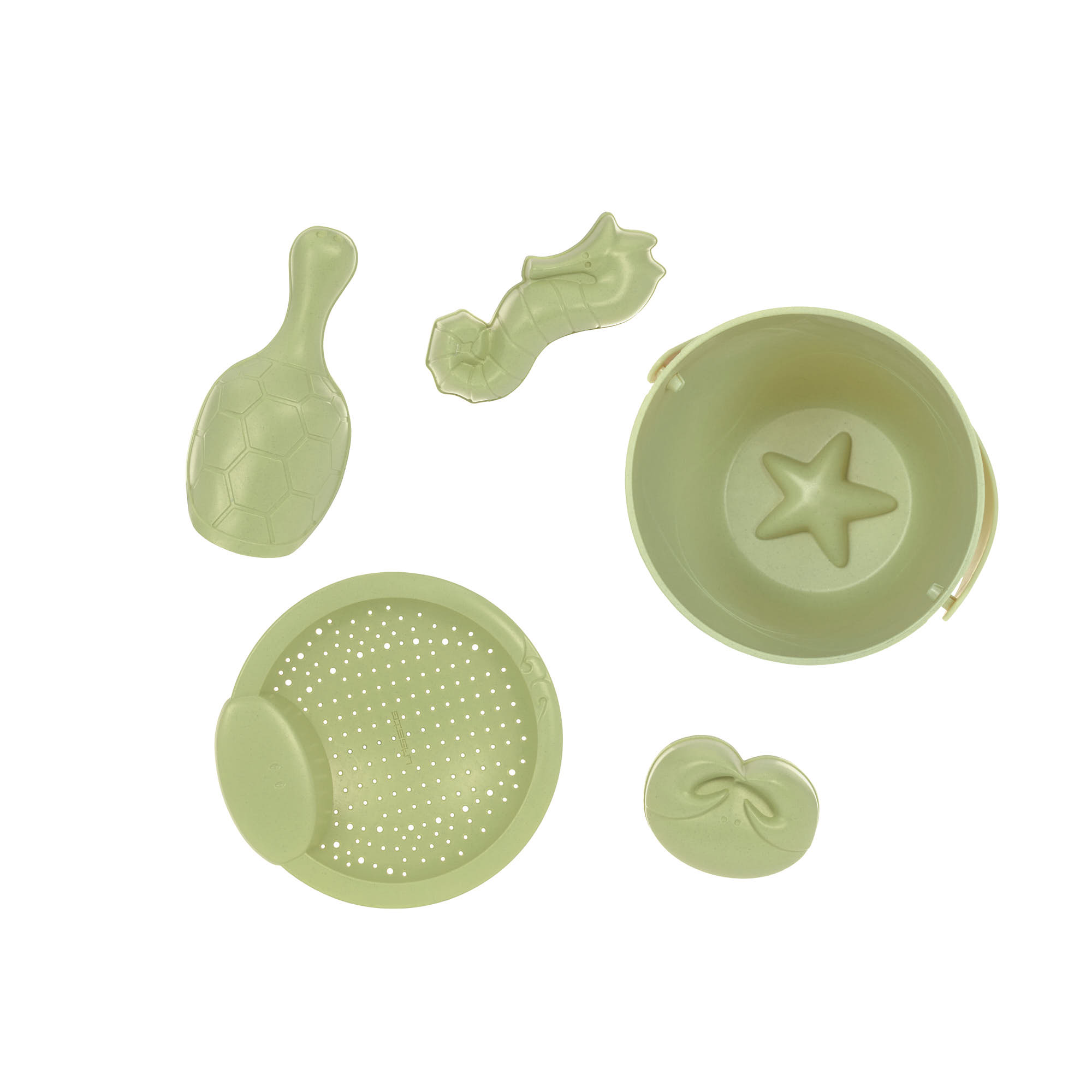 Sandspielzeug 5er Set - Water Friends, Oliv