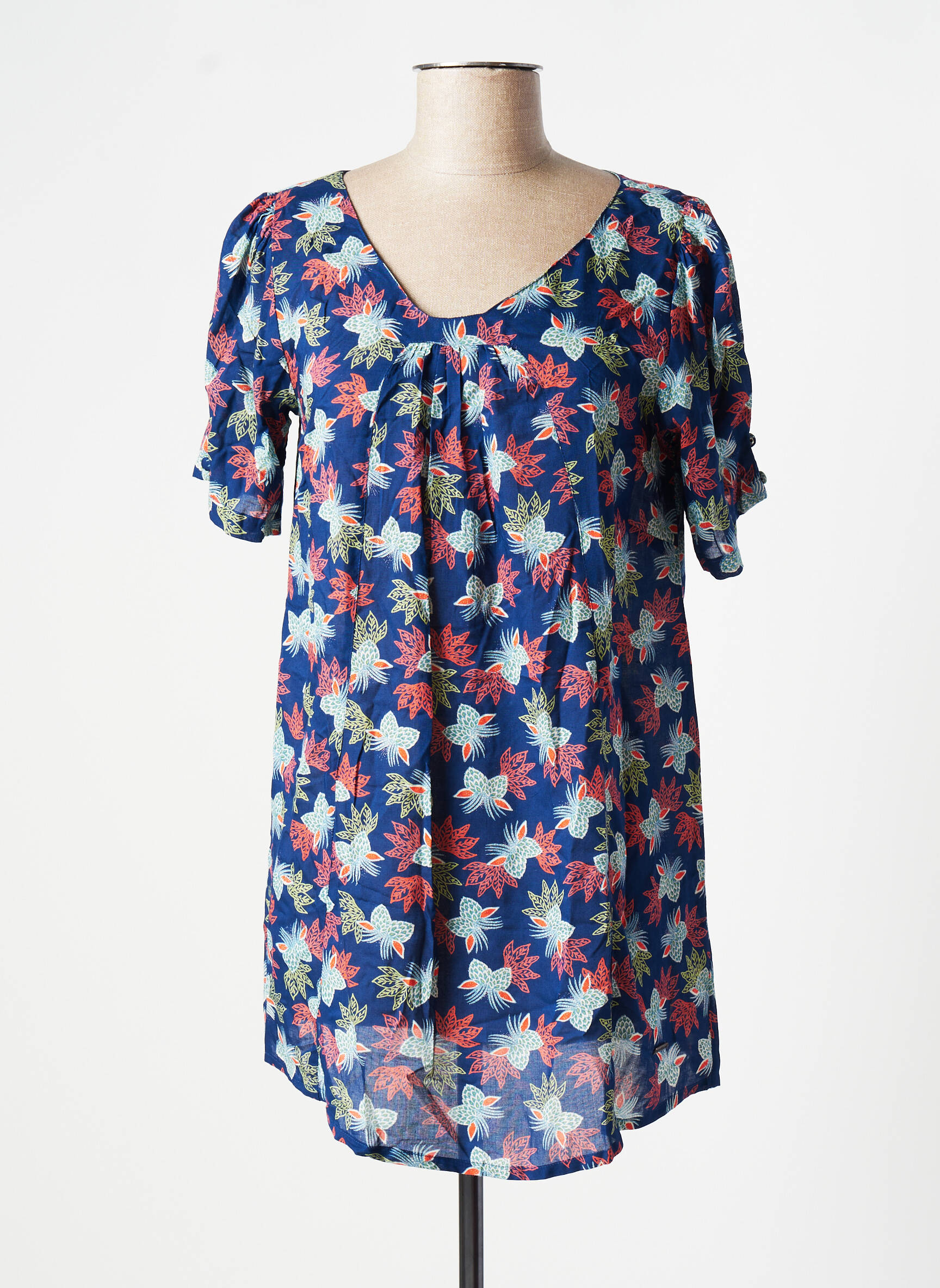 Agathe   Louise Tuniquemanchecourte Femme couleur bleu