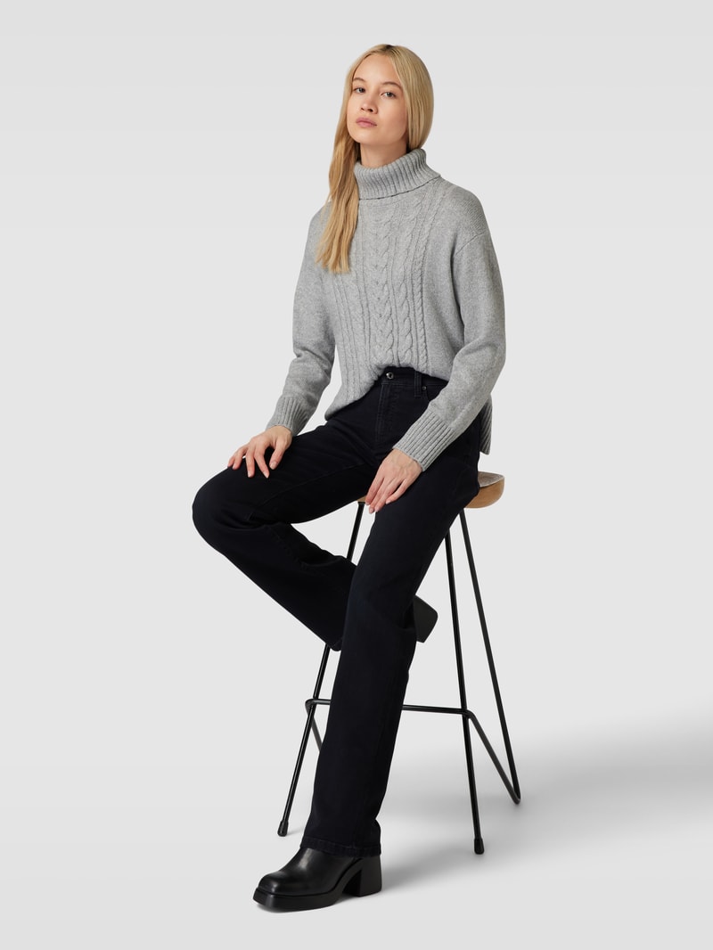 Jeans mit Gesäßtaschen Modell 'PARIS' in schwarz