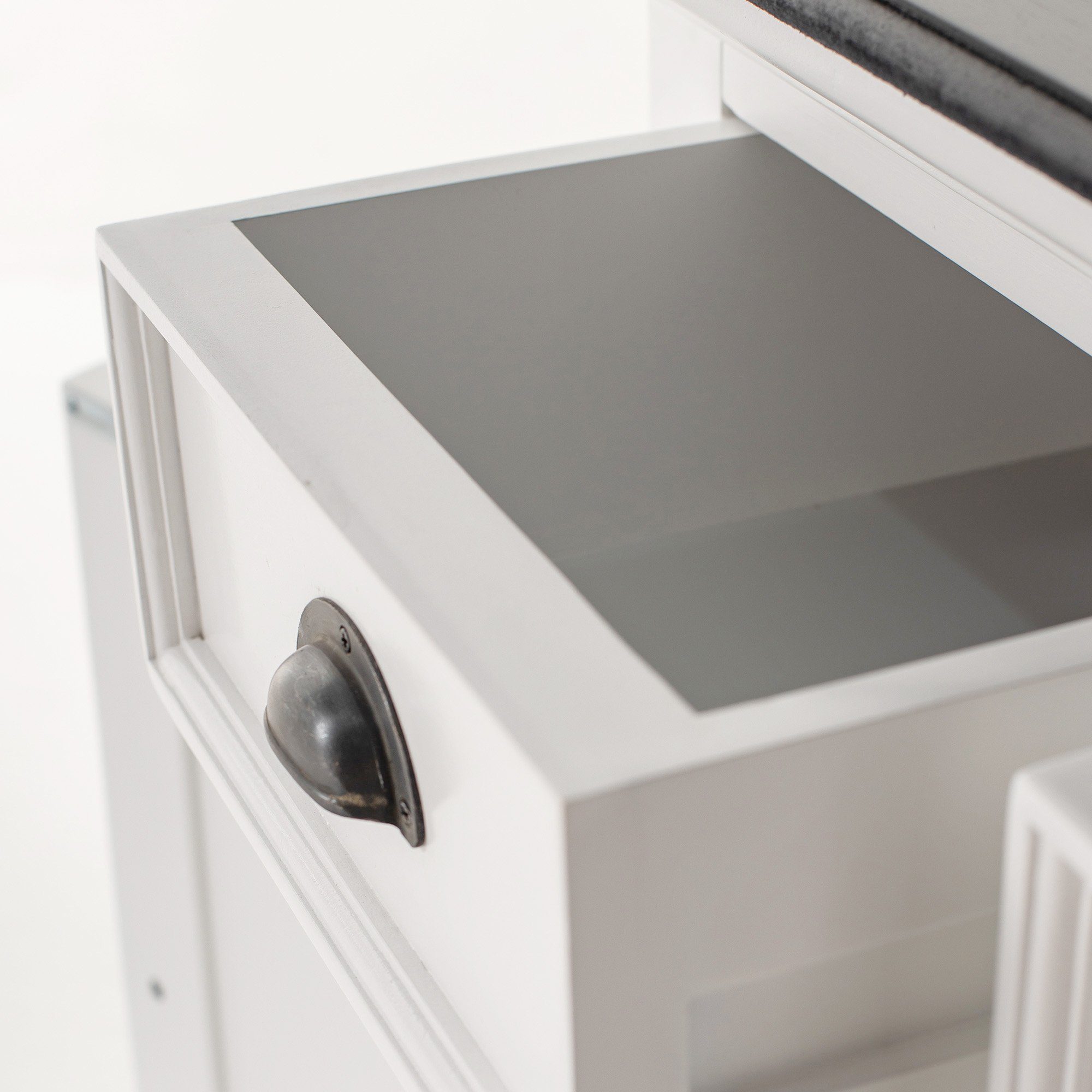 Novasolo Buffet Halifax Contrast Buffetschrank mit 4 Türen und 3 Schubladen