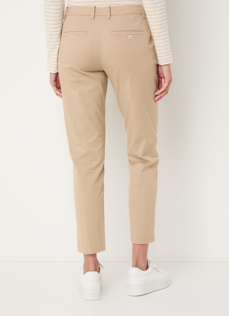 Pantaloni chino cu talie medie, de la Marc O'Polo, cu croială slim și buzunare laterale.