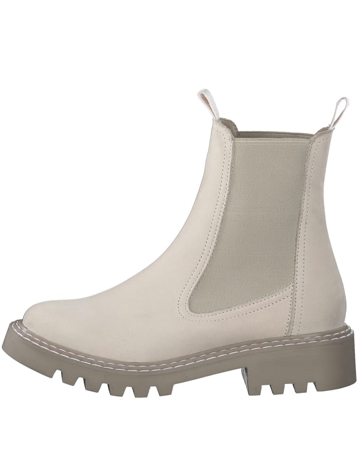 Tamaris Chelsea Boots in Beige günstig kaufen