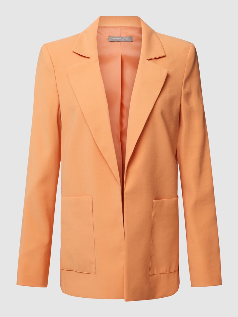 Blazer mit offener Vorderseite in apricot